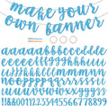BEISHIDA 116 PCS A-Z DIY Letter Banner Kit Make Your Own Banner，Including 111 by Beishida