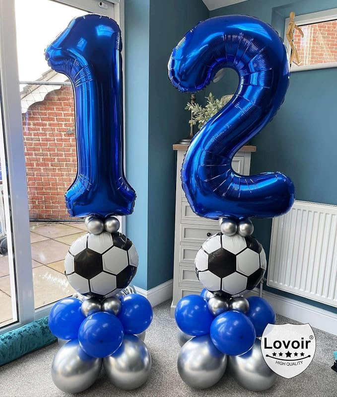 Navy Blue 11 Number Balloons, 40 Inch Giant Number 11 Balloons Foil Mylar - Image 6
