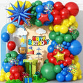 Red Yellow Green Blue Balloon Arch Kit 123Pcs Rainbow Balloons Garland by Domgoge