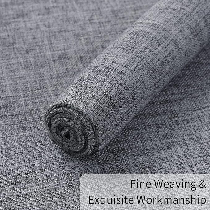 Homaxy Cloths Placemats for Dining Table Set of 6, Dark Grey | Heat Resistant - Image 6