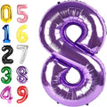 Number 7 Balloon 40 Inch Balloons Purple Birthday Decorations by Argthjy
