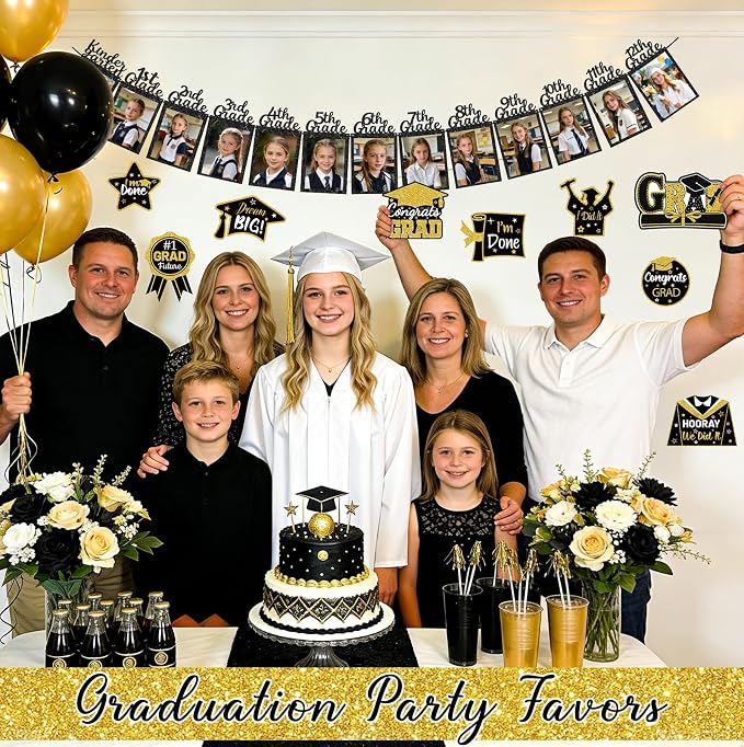 Graduation Decorations 2026, Graduation Party Supplies & Class of 2026 Decor Kit - Image 5