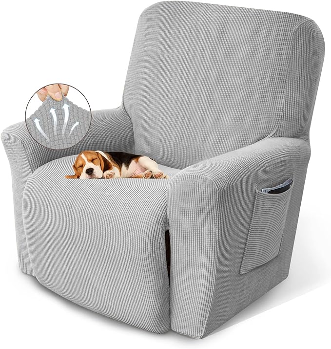 Recliner Chair Covers, 1-Piece Lazy Boy Recliner Covers, Furniture Protector & by KEKUOU