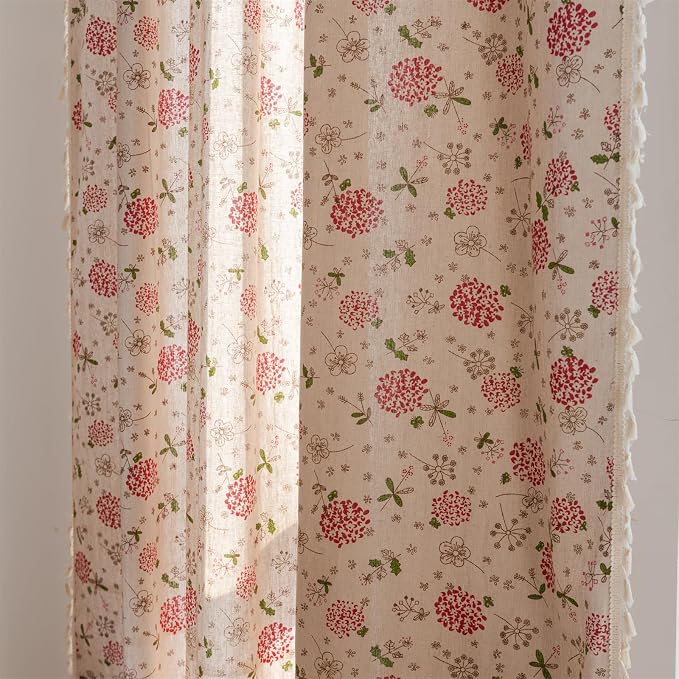 ENJOYBRIDAL Floral 84 Inch Curtains - Image 7