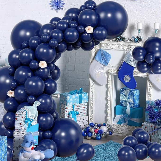 104pcs Navy Blue Balloon Garland Arch Kit Different Sizes 18/12/10/5 Inch | - Image 7