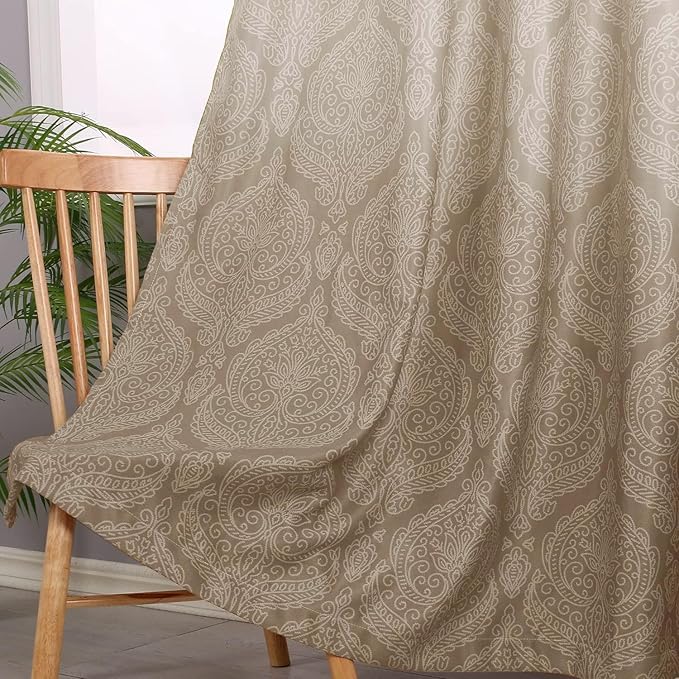 DWCN Ombre Blackout Curtains for Bedroom - Image 3