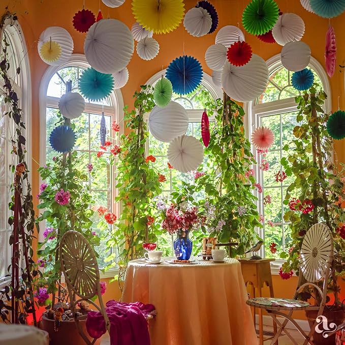 Colorful Paper Fans - Image 9