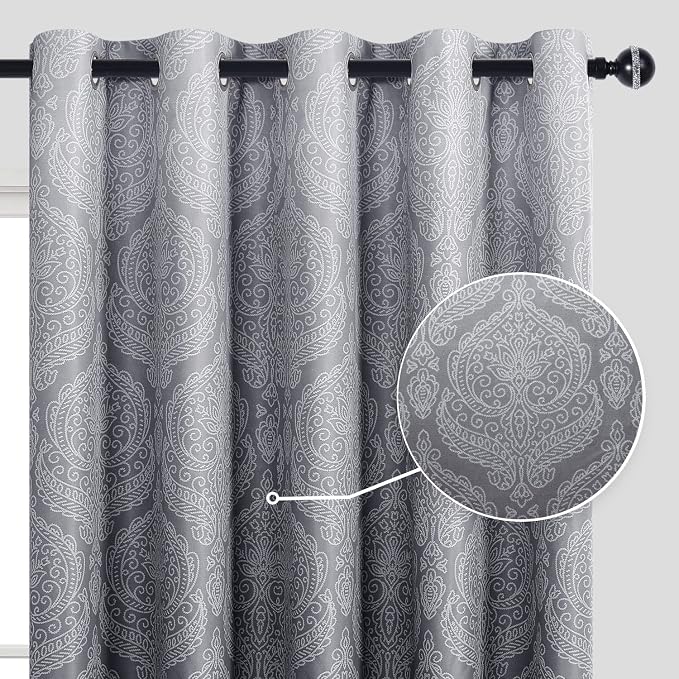 DWCN Ombre Blackout Curtains for Bedroom - Image 2