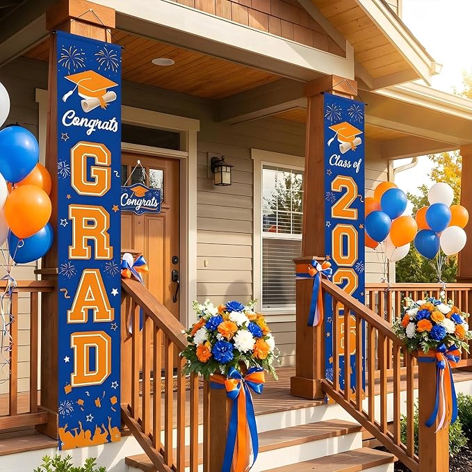 Graduation Decorations 2026 Porch Banner, Congrats Grad Class of 2026 Banner - Image 6