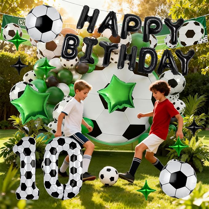 40 Inch Soccer Number 2 Balloon Set, Soccer Birthday Party Decorations | Sports - Image 5