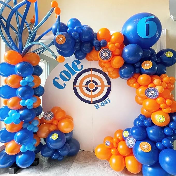 RUBFAC Orange Balloons 120pcs 12 Inches Latex Balloons - Image 5