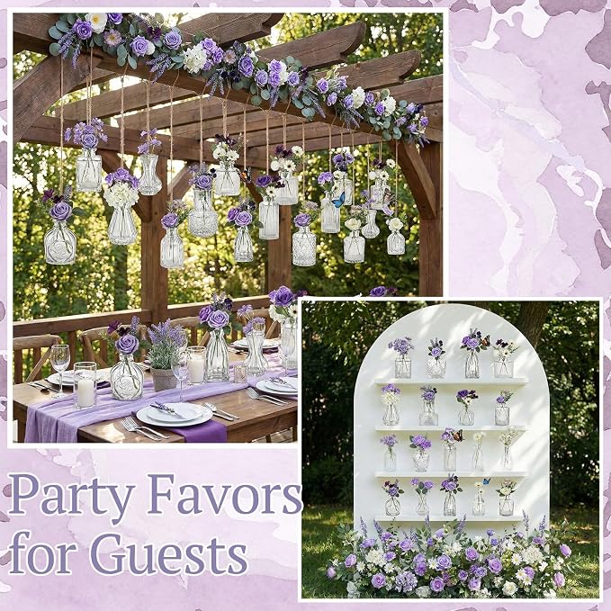 36 Pcs Artificial Flowers Table Centerpiece - Image 2