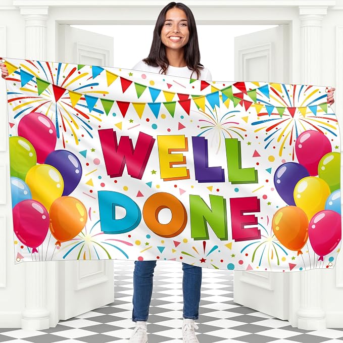 Well Done Congratulations Decorations by Bravita