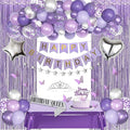 Amandir Purple Birthday Decorations by Amandir