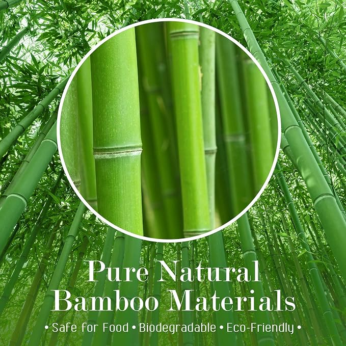 Minisland Gold Pearl Bamboo Cocktail Picks, Decorative Appetizer Toothpicks | - Image 9