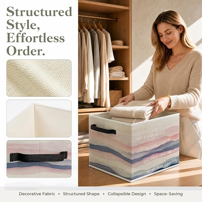 Abstract Mental Health Office Storage Basket - Image 2