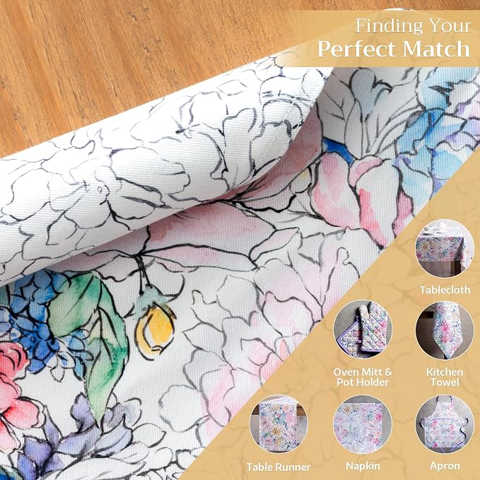 Maison d' Hermine Placemats Set of 4 Reusable 100% Cotton | Cloth Place Mats - Image 6