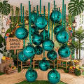 20 Pcs Vbs 2026 Metallic Green Foil Balloons Giant 22 Inch 4d Round Metallic by Unknown
