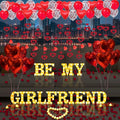Be My Girlfriend Light Up Letters Proposal Decorations by Fezava
