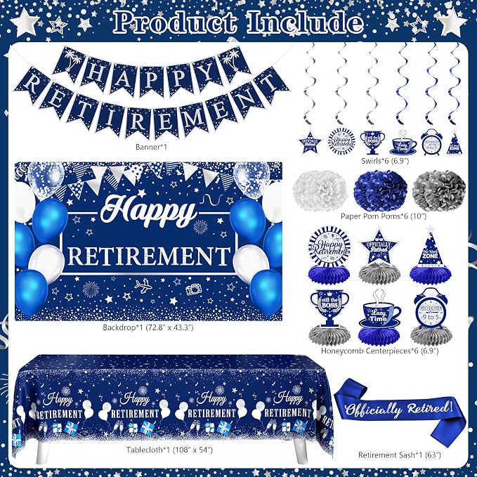Retirement Party Decorations for Men - Image 2