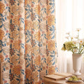 Designer Vintage Linen Printed Curtain, 2 Panels, kitchen Bedroom Living Room by Isaennehomedecoration