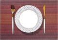 LEXMORE Placemats Set of 4 Vinyl/Plastic Woven Place Mats by lexmore