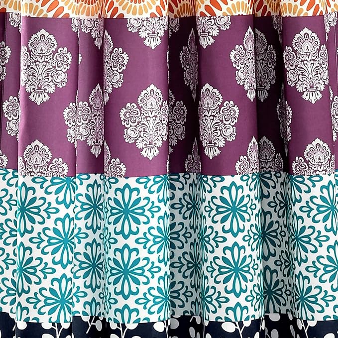 Lush Decor Bohemian Stripe Window Curtain Panels - Image 3
