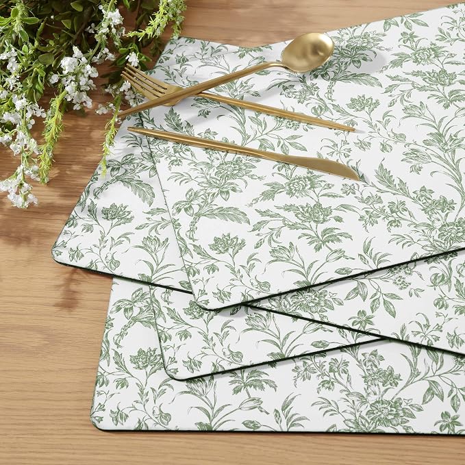 Laura Ashley Cork Placemats, 16 x 12-inch, Natalie | Ideal - Image 4