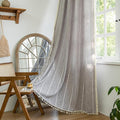 Sutuo Home Boho Curtains for Kitchen Bedroom Dining Room, Linen Farmhouse by SutuoHome