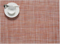Chilewich Mini Basketweave Placemats, Woven Rectangle Placemats Set of 4 | Easy by Chilewich