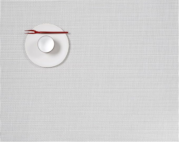 Chilewich Mini Basketweave Placemats, Woven Rectangle Placemats Set of 4 | Easy by Chilewich