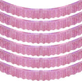 LOLStar Pink Foil Fringe Tinsel Garland, Tinsel Streamers Banner, 6 Pack | 60Ft by LOLSTAR