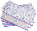 Maison d' Hermine Placemats Set of 4 Reusable 100% Cotton | Cloth Place Mats by MaisondHermine