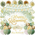 Holkcog Green Retirement Party Decorations Women Men, Hanging Swirls Cards by Holkcog