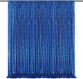 7ftx7ft Royal Blue Backdrop Curtain Sequin Party Background | Glitter Background by QueenDream