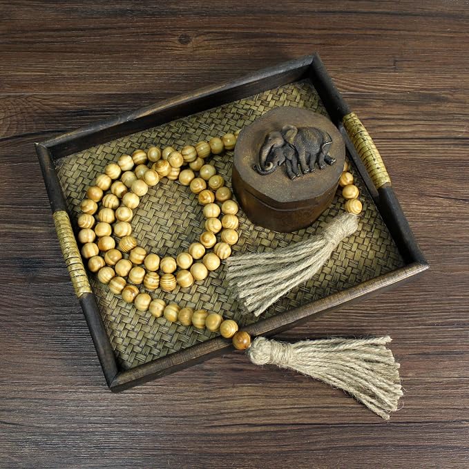 CVHOMEDECO. Wood Grain Beads Garland - Image 7