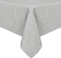 Hiasan Faux Linen Rectangle Tablecloth - Wrinkle and Stain Resistant Washable Table Cloth for Kitchen Dining Room Holiday Table Cover for Dinner, Light Grey, 60 x 102 Inch