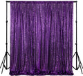 ShinyBeauty 4FT x 7FT Purple Sequin Backdrop | Photobooth Background | Wedding by ShinyBeauty