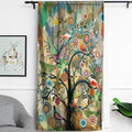 HMS Happy Memories Door Curtain, Tree of Life, 1 Panel | Rod Pocket, Thermal by HMSHappyMemoriesHomeDecorations