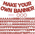 116PCS DIY Banner Customizable Birthday Banners Graduation Banner Custom Party by Unknown