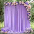 Lavender Purple Backdrop Curtain Drapes by Wokceer