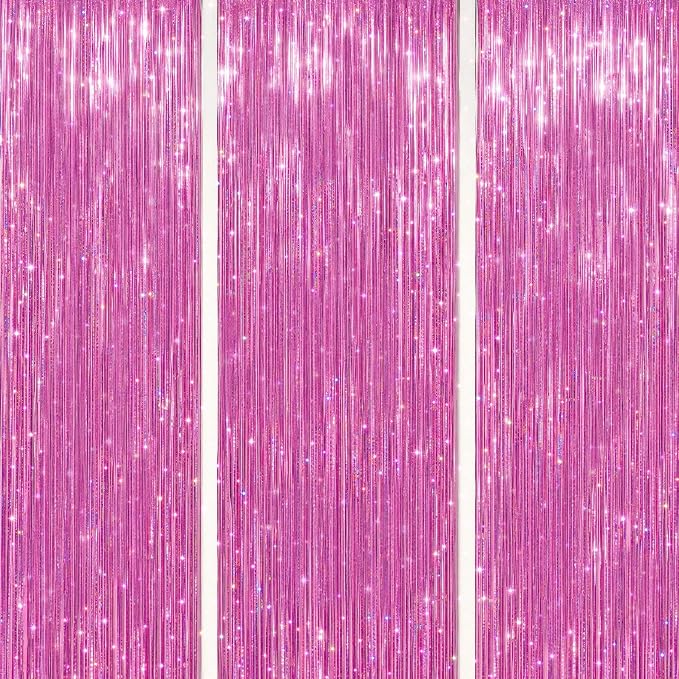 DECOCKRAT 3 Pack Foil Fringe Backdrop by DECOCKRAT