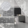 WILLBOND 4 Pcs String Curtains Glitter Fringe Curtains by Willbond+Technology+Limited