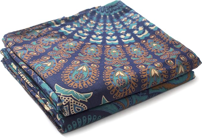Bless International Beautiful Indian Bohemian Psychedelic Hippie Peacock - Image 5