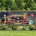 Personalized 250 Years of Freedom USA Banner 1776-2026, Patriotic American by LOVELYPOD