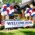 36 Pieces Welcome Home Banner Decoration Set, Large Fabric We Are So Proud of by Tatuo
