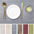 LEXMORE Placemats Vinyl/Plastic Woven Place Mats by lexmore