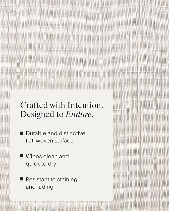 Chilewich Bamboo Placemats Set of 4, Woven Rectangle Placemats | Reusable - Image 3