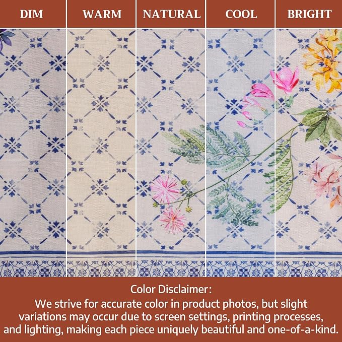 Maison d' Hermine Placemats Set of 4 Reusable 100% Cotton | Cloth Place Mats - Image 6