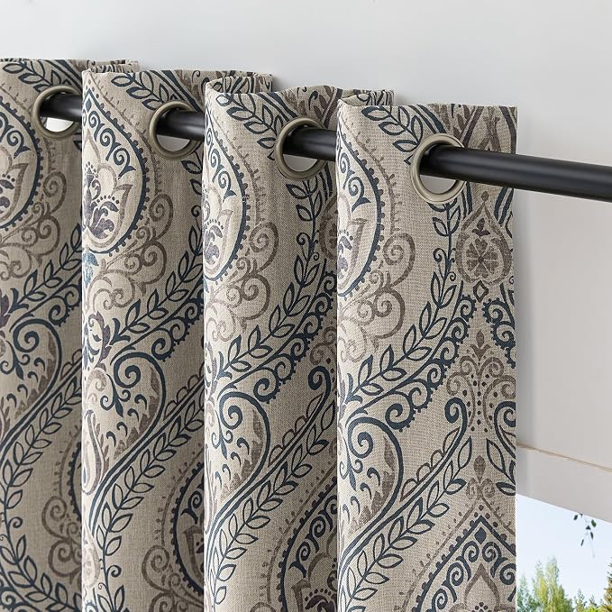 jinchan Linen Textured Curtains - Image 8